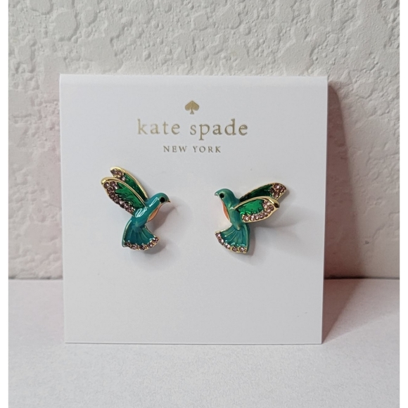 kate spade Jewelry New Kate Spade Hummingbird Earrings Poshmark